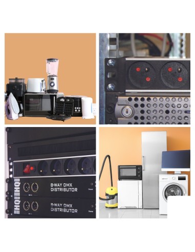 8-FACH-STECKDOSENLEISTE - STECKER-TYP E...