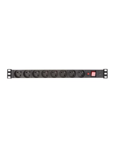 8-VOUDIGE STEKKERDOOS - PENAARDE - VOOR 19" RACK