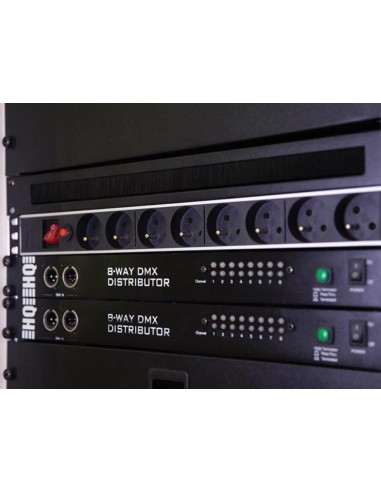 8-VOUDIGE STEKKERDOOS - PENAARDE - VOOR 19" RACK