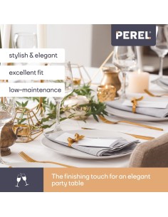 Rectangular table cover - arched - white 2