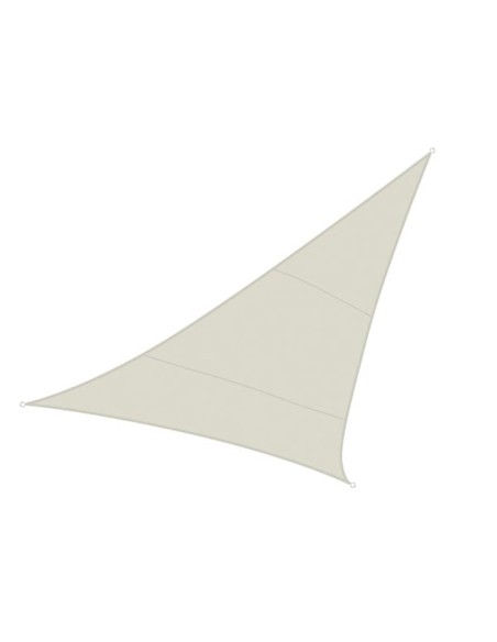 VOILE SOLAIRE - TRIANGLE - 3.6 x 3.6 x 3.6 m - COULEUR: CRÈME PEREL