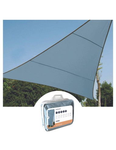 SHADE SAIL - TRIANGLE - 3.6 x 3.6 x 3.6 m - COLOUR: LIGHT SLATE GREY