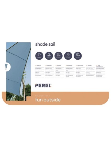 SONNENSEGEL - DREIECKIG - 3.6 x 3.6 x 3.6 m -...