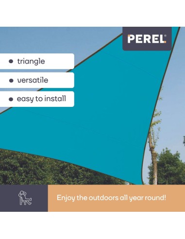 VOILE SOLAIRE - TRIANGLE - 3.6 x 3.6 x 3.6 m -...