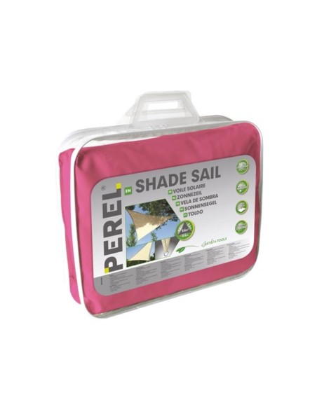VOILE SOLAIRE - TRIANGLE - 3.6 x 3.6 x 3.6 m - COULEUR: FUCHSIA