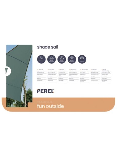 SONNENSEGEL - DREIECKIG - 3.6 x 3.6 x 3.6 m -...