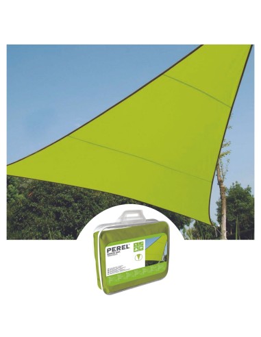 SHADE SAIL - TRIANGLE - 3.6 x 3.6 x 3.6 m - COLOUR: LIME GREEN