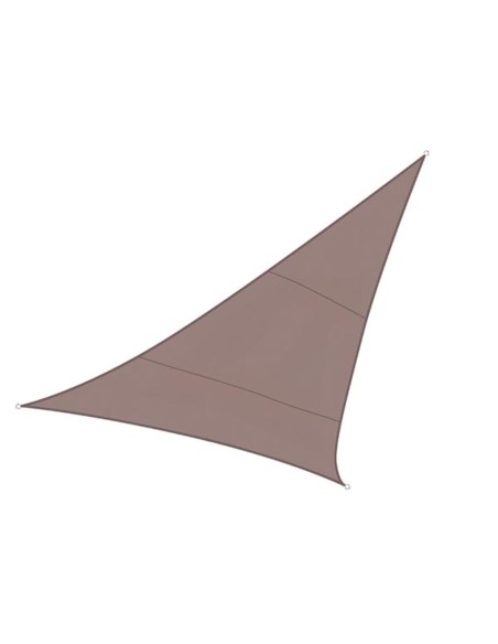 SONNENSEGEL - DREIECKIG - 3.6 x 3.6 x 3.6 m - FARBE: TAUPE