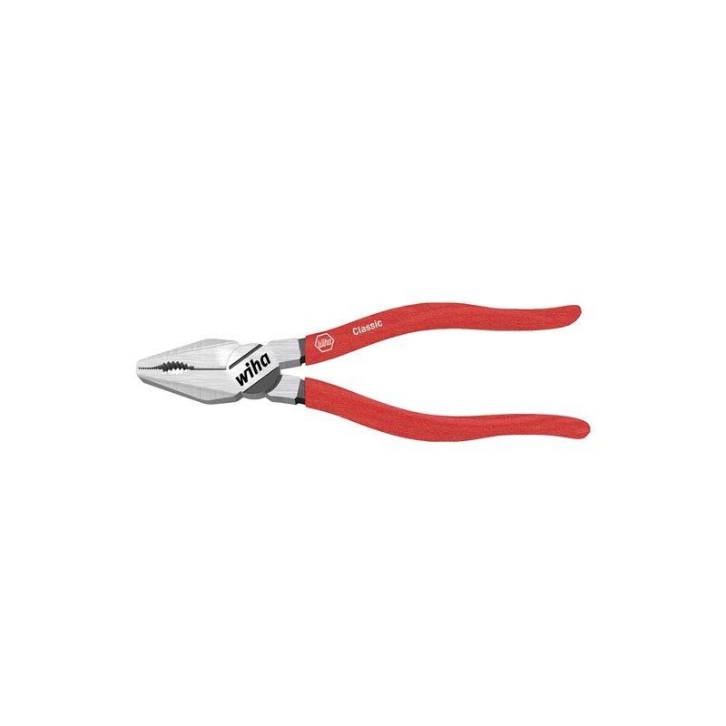 Wiha Combination pliers Classic with DynamicJoint® and OptiGrip with extra long cutting edge (26703) 160 mm