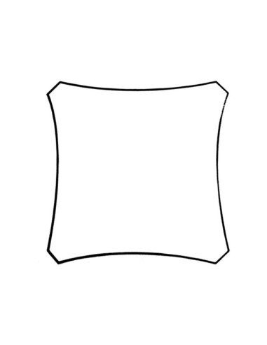 SONNENSEGEL - QUADRATISCH - 3.6 x 3.6 m -...