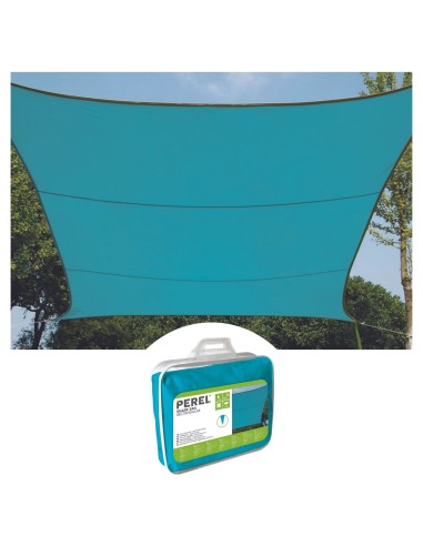 SHADE SAIL - SQUARE - 3.6 x 3.6 m - COLOUR: SKY BLUE