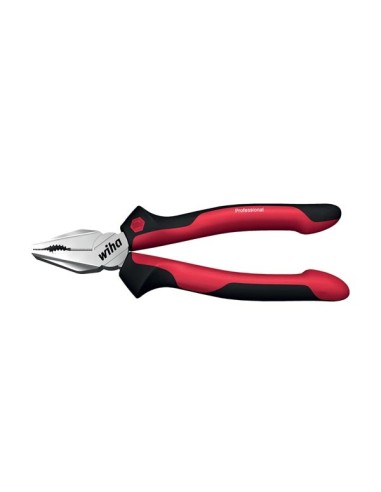 Wiha Combination pliers Professional with DynamicJoint® and OptiGrip with extra long cutting edge (26707) 180 mm