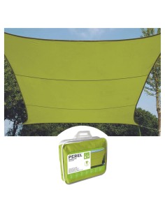 ZONNEZEIL - VIERKANT - 3.6 x 3.6 m - KLEUR: LICHTGROEN
