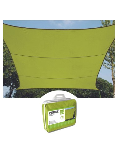 VOILE SOLAIRE - CARRÉ - 3.6 x 3.6 m - COULEUR: VERT LIME