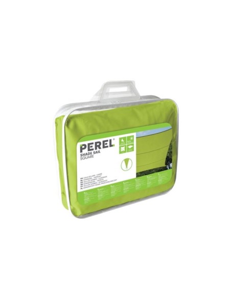 VOILE SOLAIRE - CARRÉ - 3.6 x 3.6 m - COULEUR: VERT LIME