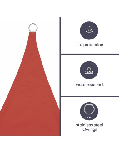 VOILE SOLAIRE - CARRÉ - 3.6 x 3.6 m - COULEUR :...