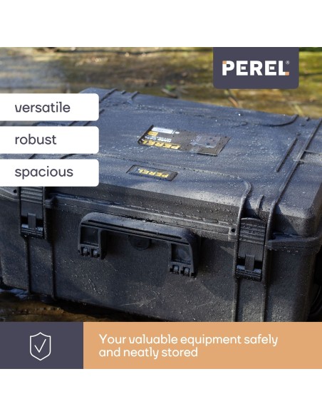 MALLETTE RIGIDE TROLLY - 604 x 473 x 283 mm - AVEC MOUSSE