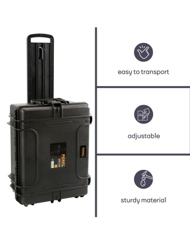 HARDE TROLLEY KOFFER - 604 x 473 x 283 mm - MET...