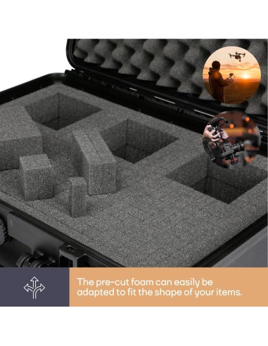 HARDE TROLLEY KOFFER - 604 x 473 x 283 mm - MET...