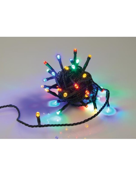Novalight LED - 6 m - 40 multicolor lamps - green wire - 24 V