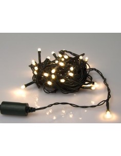 Novalight LED - 6 m - 40 warm white lamps - green wire