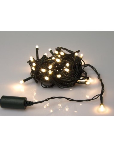 Novalight LED - 6 m - 40 warm white lamps - green wire