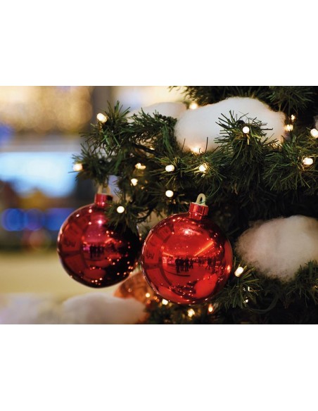 Novalight LED - 6 m - 40 warmweiße Lampen - grünes Kabel