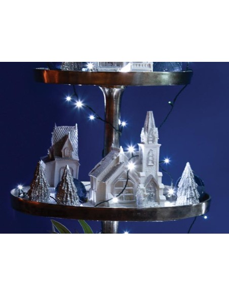 Novalight LED - 6 m - 40 weiße Lampen - grünes Kabel - 24 V