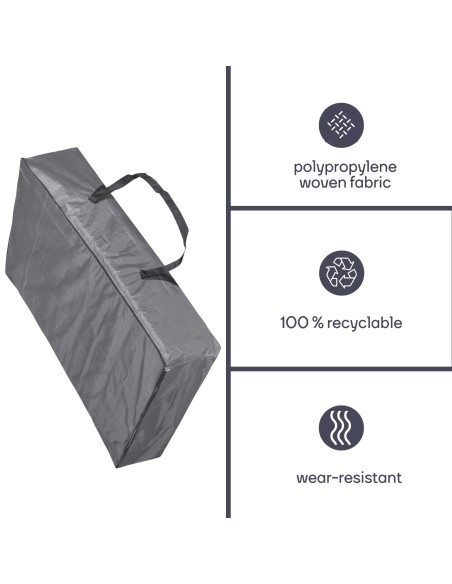 Outdoor cover bag for pallet cushions