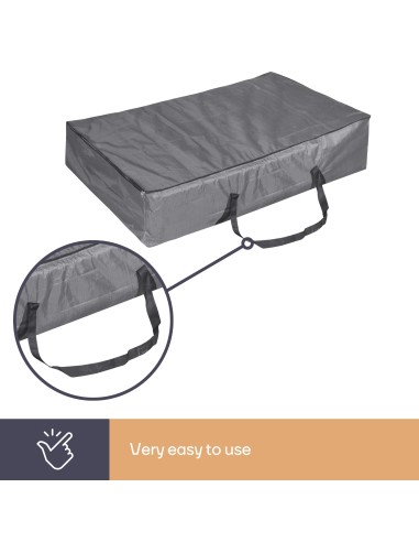 Outdoor cover bag for pallet cushions