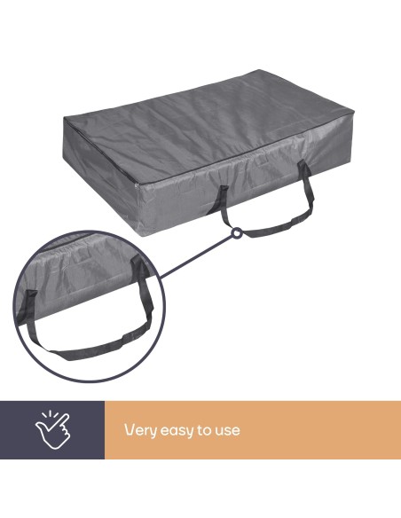 Outdoor cover bag for pallet cushions