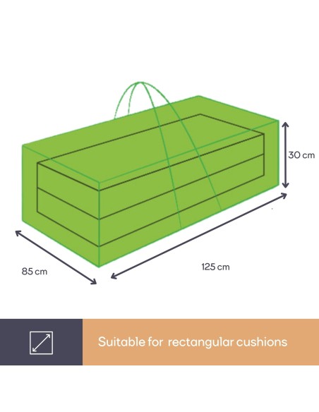 Outdoor cover bag for pallet cushions