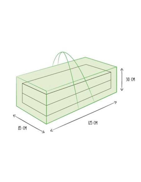 Outdoor cover bag for pallet cushions