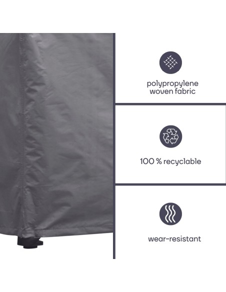 Outdoor cover for table up to 140 cm