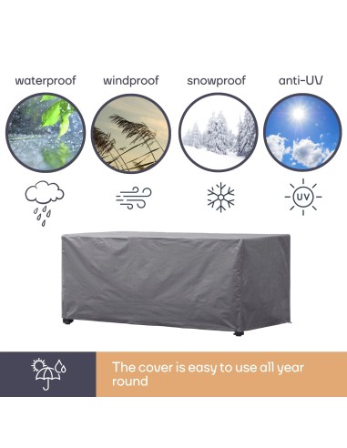 Outdoor cover for table up to 180 cm