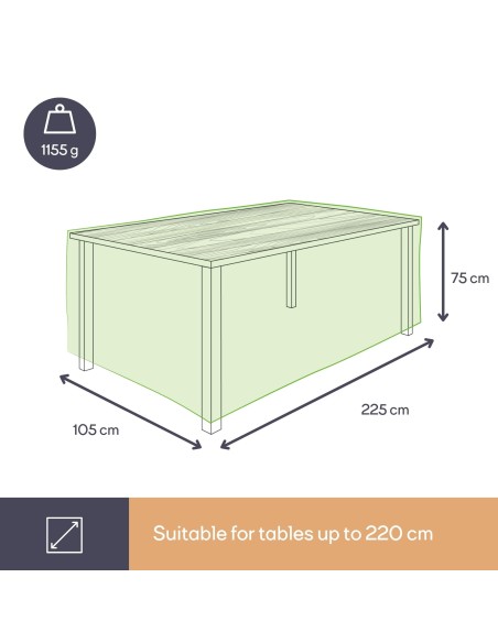Housse d'extérieur pour table - max. 220 cm