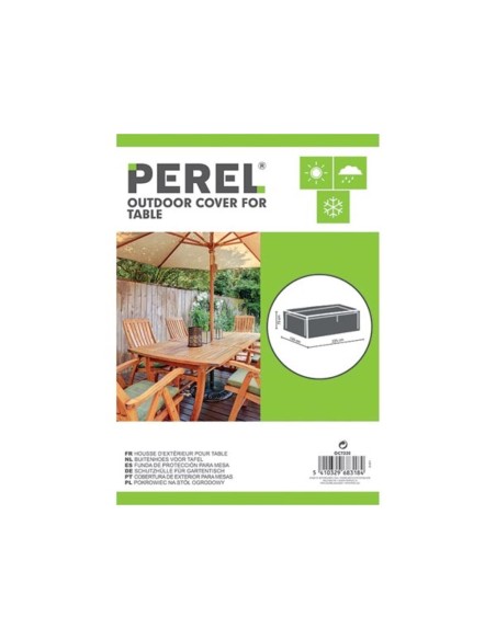 Outdoor cover for table up to 220 cm