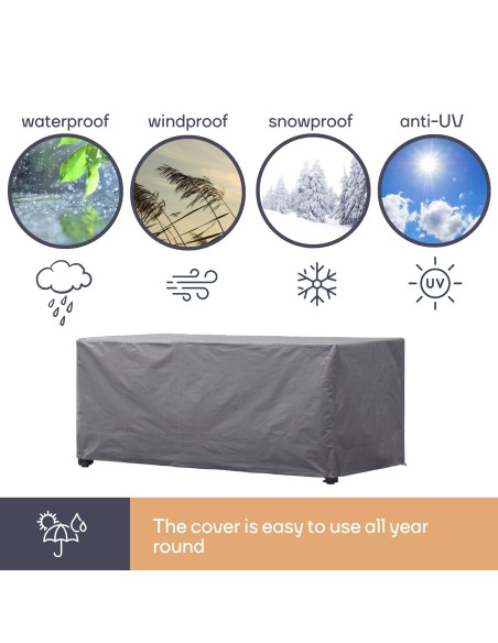 Outdoor cover for table up to 240 cm