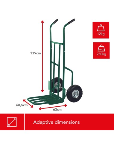 SACKKARRE FÜR HOLZ - MAX. TRAGLAST 250 kg