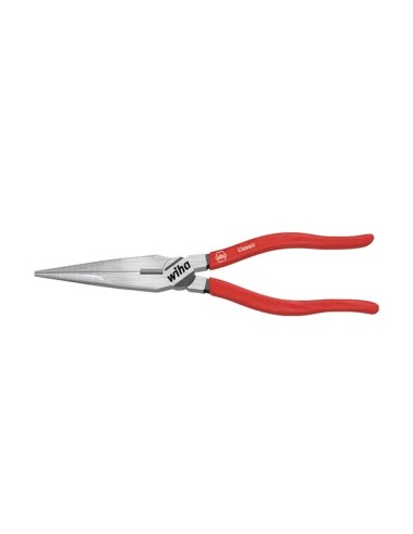 Wiha Classic needle nose pliers with cutting edge straight shape (26718) 160 mm