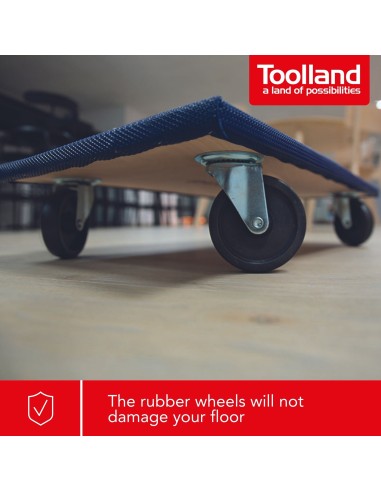 MEUBELROLLER - RECHTHOEKIG - 650 x 400 mm -...