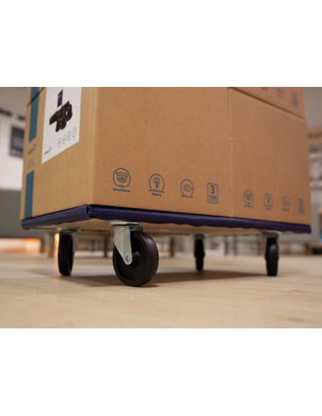 TRANSPORT-ROLLER - RECHTECKIG - 650 x 400 mm - MAX. TRAGKRAFT 400 kg