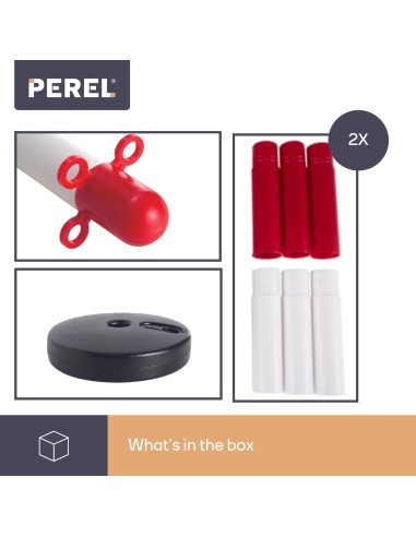 POTEAU EN PLASTIQUE POUR CHAÎNE DE...