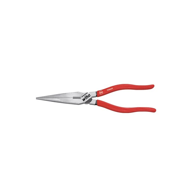 Wiha Classic needle nose pliers with cutting edge straight shape (26721) 200 mm