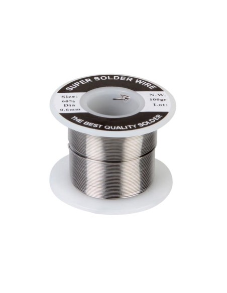 SOUDURE Sn 60% Pb 40% - 0.6 mm 100 g