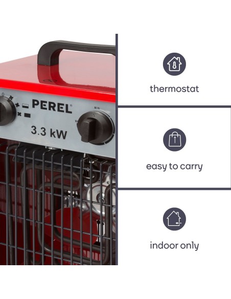FAN HEATER - 3300 W - IP24