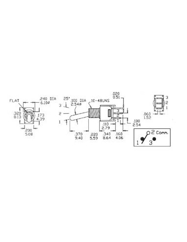 KIPPSCHALTER - SUBMINIATUR - VERTIKAL (PCB NO...