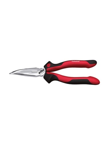 Wiha Needle-nose pliers Professional with cutting edge curved shape, approx. 40° (26726) 200 mm