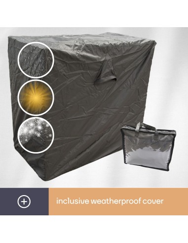 Lounge-Set - All-in-one - Weiß + Grau