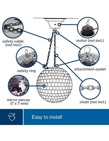 MIRROR BALL - Ø 50 cm